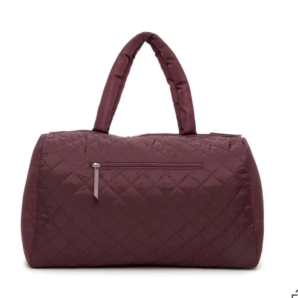 DSW Exclusive Burgundy Puffy Weekender NWT - Picture 2 of 5